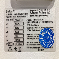 Bbraun Dialog+ Evo - Dialysis image 3